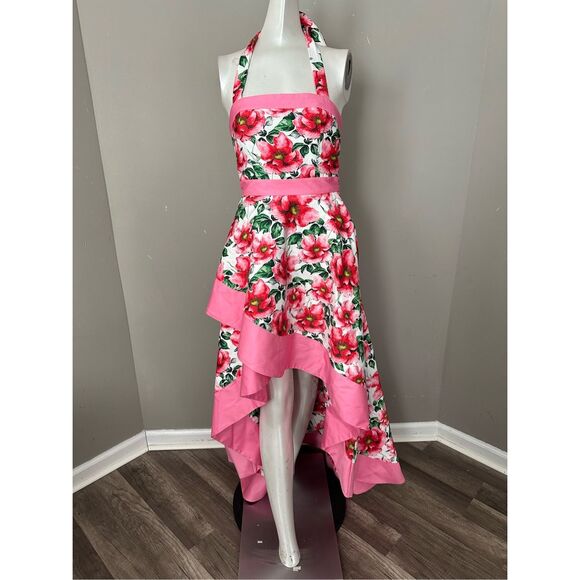 Alice + Olivia Florence Halter Dress US 2 $1195 - Picture 6 of 12